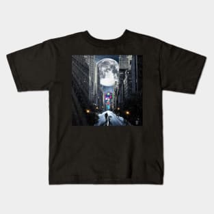 A Walk in the Rain: colors of live at the end of path Kids T-Shirt